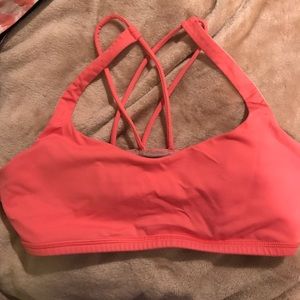 Size 8 pink Lululemon Sports Bra